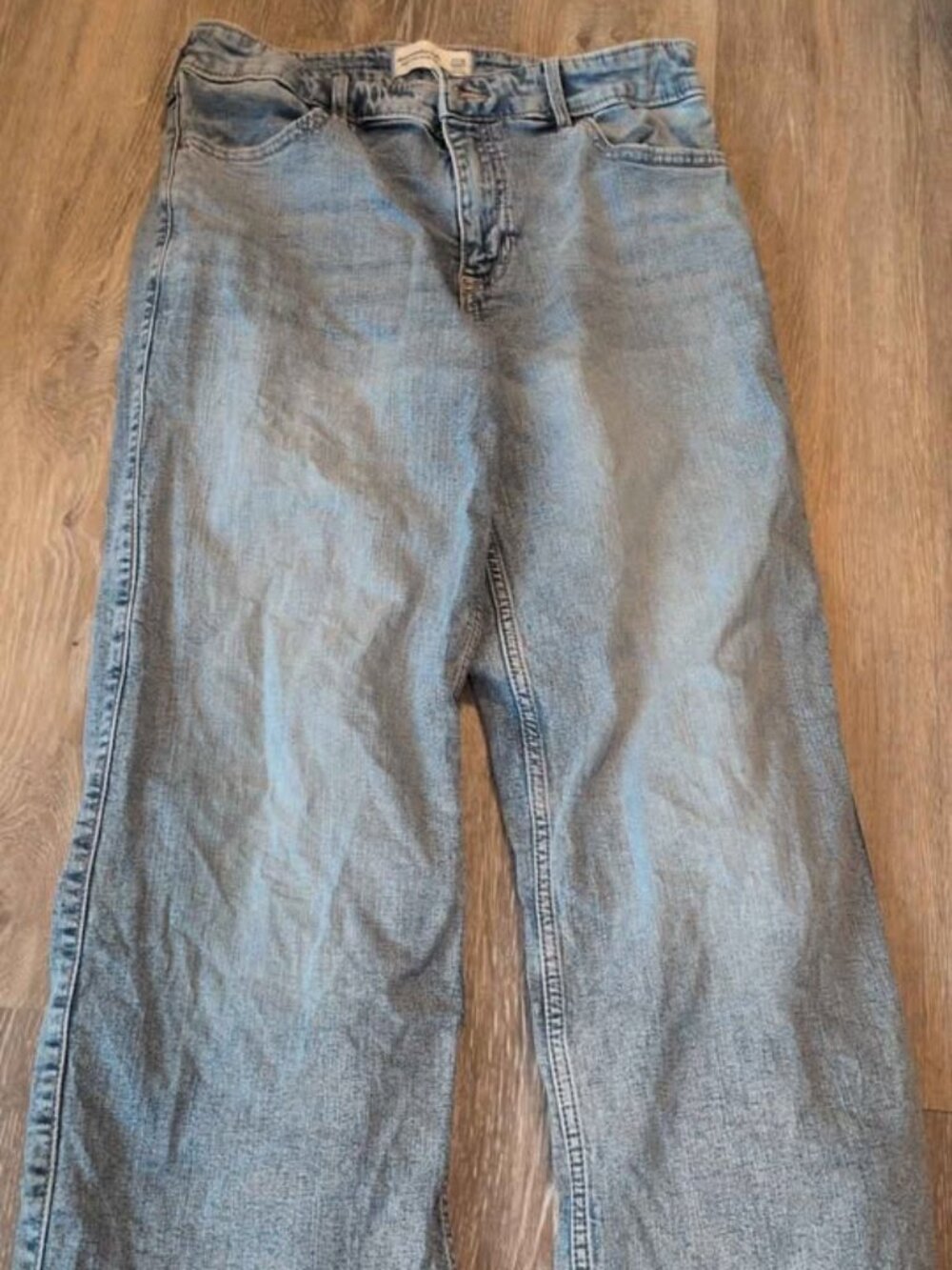 Abercrombie Kids High Rise Wide Leg Jeans Size 17/18 Short